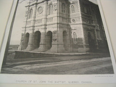 Church of St. John the Baptist, Quebec, CAN, 1888, J. F. Peachy