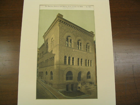American Unitarian Association's Building, Boston, MA, 1888, Peabody & Stearns