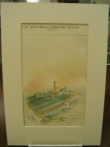 Central Station of West End Street Railway Co, Boston, MA, 1890, Wm. G. Preston