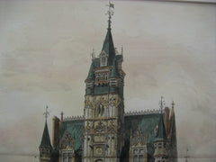 Hotel de Ville, Compiegne, France, EUR, 1888, G. Garen