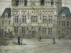 Hotel de Ville, Compiegne, France, EUR, 1888, G. Garen