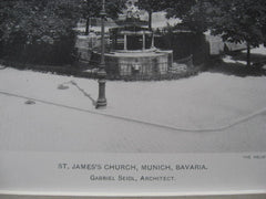 St. James's Church, Munich, Bavaria, EUR, 1900, Gabriel Seidl