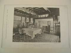 Interior at , Monmouth Beach, NJ, 1886, Bruce Price