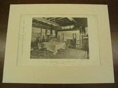 Interior at , Monmouth Beach, NJ, 1886, Bruce Price