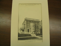House of William H. Walker, ESQ., St. Louis, MO, 1895, W. Albert Swasey