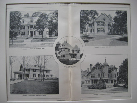 Suburban Houses, MA, 1900, J. A. Schweinfurth