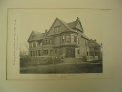 House of George F. Bouve, Esq., Longwood, MA, 1895, S. Edwin Tobey