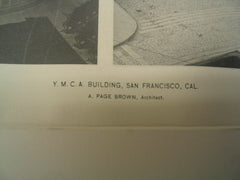 Y. M. C. A. Building, San Francisco, CA, 1895, A. Page Brown