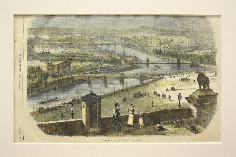 General View of Paris, Paris, France, EUR, 1862, Unknown