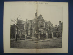 St. John's Public Library in Hampstead, London, England, UK, 1900, Arnold S. Taylor