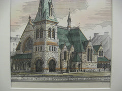 First Church, Boston, MA, 1876, Ware and Van Brunt