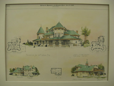 Residence for W. Wilson, New York, NY, 1892, Manly N. Cutter