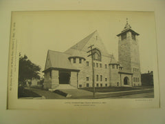 Central Congregational Church, Newtonville, MA, 1897, Hartwell & Richardson
