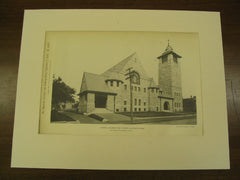 Central Congregational Church, Newtonville, MA, 1897, Hartwell & Richardson