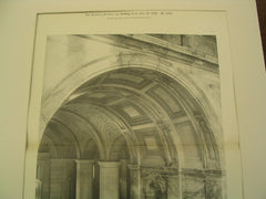 Vestibule and Staircase Arch: Public Library, Boston, MA, 1895, McKim, Mead & White