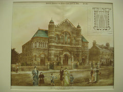 New Wesleyan Chapel on Argyle Street, Hull, England, UK, 1894, W. Alfred Gelder
