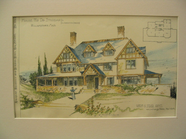 House for Dr. Stoddard, Williamstown, MA, 1895, Romeyn and Stever