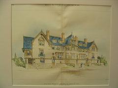 Field Stone Terrace for Dana Estes, Brookline, MA, 1895, Cabot, Everett and Mead