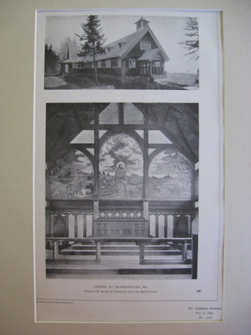 Chapel, Islesborough, ME, 1904, Francis R. Allen and Charles Collins