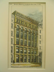 Store Building for F. H. Phipps and R. R. Wallace, St. Louis, MO, 1889, A. F. Rosenheim