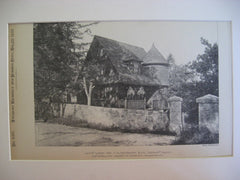 Nickerson Gate Lodge, Dedham, MA, 1889, Longfellow, Alden and Harlow