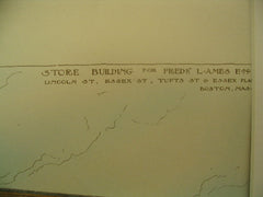 Ames Store Building, Boston, MA, 1889, Shepley, Rutan and Coolidge