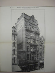 Paxon/Comfort's Bldg, Philadelphia, PA, 1885, W. Eyre and W. E. Jackson