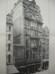 Paxon/Comfort's Bldg, Philadelphia, PA, 1885, W. Eyre and W. E. Jackson
