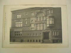 House of William Cramp on 242 South Sixteenth Street, Philadelphia, PA, 1895, Hazelhurst & Huckel