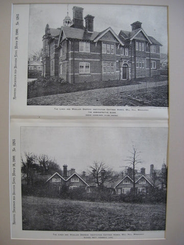 The Linen and Woollen Drapers' Institution Cottage Homes at Mill Hill, Middlesex, England, UK, 1900, George Hornblower