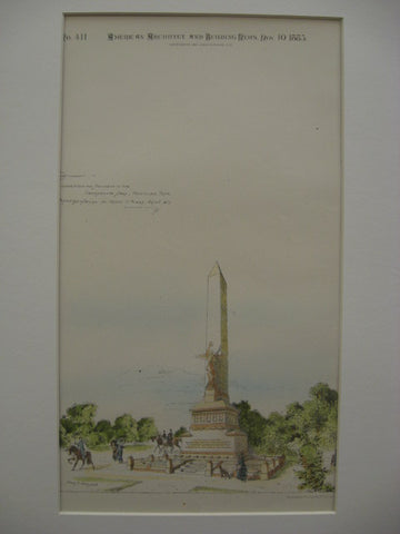 Monument to the Confederate Dead, Nashville, TN, 1883, Henry O. Avery