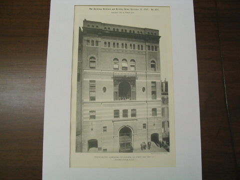 Edison Electric Illuminating Co.'s Building on 26th Street, New York, NY, 1893, Buchman and Deisler