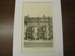 Numbers 467-469 Beacon Street, Boston, MA, 1890, Charles S. Mooney