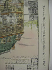 Albany Chambers, Montreal, CAN, 1883, Thos. C. Sorby