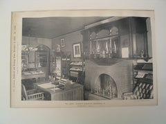The Library: University Club-House, Philadelphia, PA, 1895, Wilson Eyre Jr.