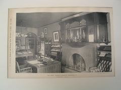 The Library: University Club-House, Philadelphia, PA, 1895, Wilson Eyre Jr.