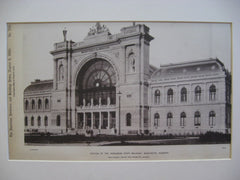 State Railroad, Buda-Pesth, Hungary, EUR, 1890, Julius von Rochlitz