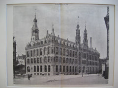 The New Post Office, Amsterdam, EUR, 1898, J. L. Cuypers