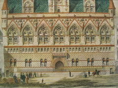 Premiated Design for Assize Courts, Bristol, England, UK, 1889, Godwin and Crisp
