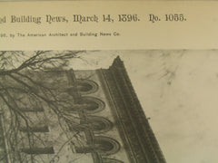 Chicago Academy of Sciences, Lincoln Park, Chicago, IL, 1896, Patton & Fisher