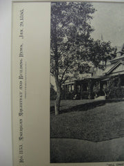 Hill Crest, the House of W. F. Havemeyer, Red Bank, NJ, 1898, Brunner and Tryon