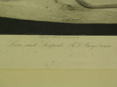 Sculpture , 1890, Antoine Louis Barye