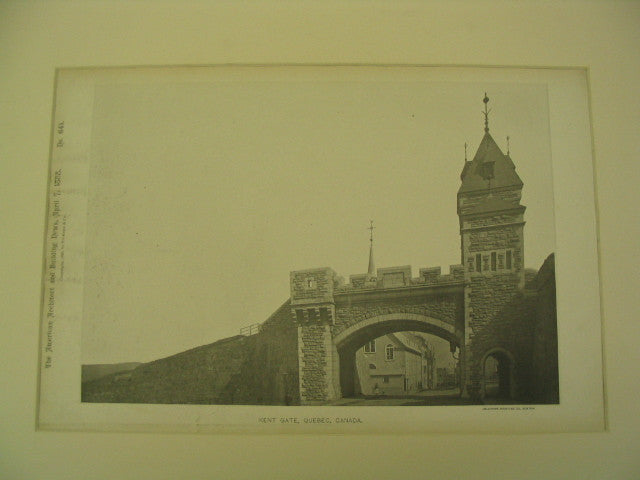 Kent Gate, Quebec, CAN, 1888