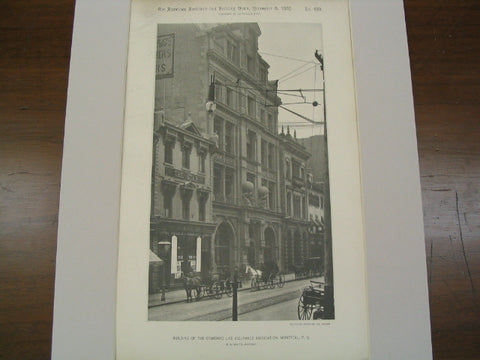 Building of the Standard Life Assurance Association, Montreal, CAN, 1887, R. A. Waite