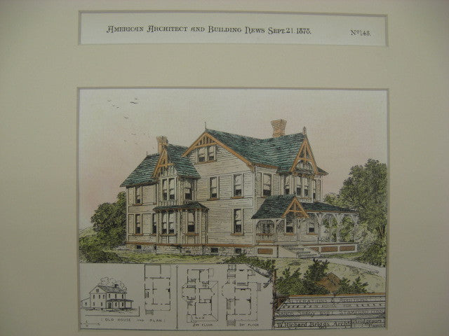 Seely House, Stamford, CT, 1878, W. Richard Briggs