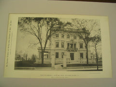 House of Chauncey J. Blair, Drexel Boulevard, Chicago, IL, 1897, Shepley, Rutan & Coolidge