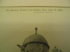 Exterior of the Winter Riding School at the Imperial Palace, Vienna, Austria, EUR, 1890