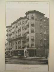 The Clinton Apartment House , Chicago, IL, 1890, S. S. Beman