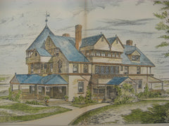 Seacroft House, Seabright, NJ, 1883, Bruce Price and George A. Freeman