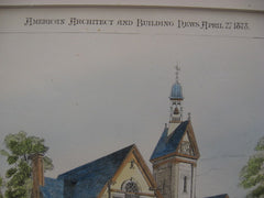 Dickinson School, Deerfield, MA, 1878, Peabody and Stearns